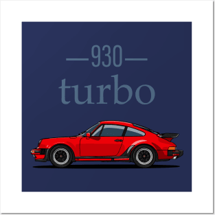 930 turbo Posters and Art